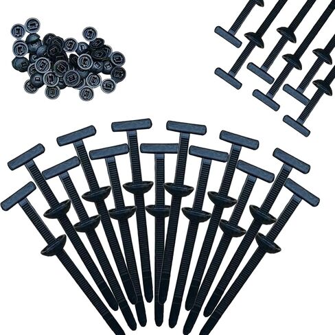 Nylon Universal Cable Tie Buckle, 2025 New Heavy Duty Self-Locking Nylon Zip Ties Holder, Car Plastic nylon Zip Ties, Multipurpose Plastic Cable Ties Tool for Car Daily Repair Quick Fix(100pcs) in Saudi Arabia