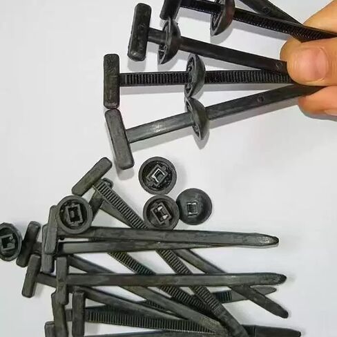 Nylon Universal Cable Tie Buckle, 2025 New Heavy Duty Self-Locking Nylon Zip Ties Holder, Car Plastic nylon Zip Ties, Multipurpose Plastic Cable Ties Tool for Car Daily Repair Quick Fix(100pcs) in Saudi Arabia