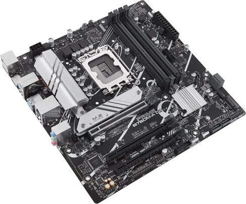 ASUS PRIME B760M-A D4-CSM Intel B760 (LGA 1700) MATX CSM Motherboard ، PCIE 4.0 ، DDR4 ، 2X M.2 ، 2.5GB LAN ، DP ، 2X HDMI ، SATA 6 GBPS ، USB Type-C ، Aura Sync ، ASUS Control Center Express in Saudi Arabia