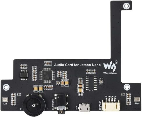 USB Connector Audio Card SSS1629 Audio Chip, Plug and Play, Dual Sound Channel Speaker Module for NVIDIA Jetson Nano Developer Kit Accessory New in Saudi Arabia