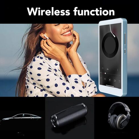 مشغل MP4 ، مشغل MP3 256 جيجا بايت مع Bluetooth 5.0 ، مسبقًا من سبوتيفي كيدز ، سبوتيفي ، مسموع ، موسيقى ومشغل موسيقى HIFI المحمولة مع راديو الكاميرا FM in Saudi Arabia