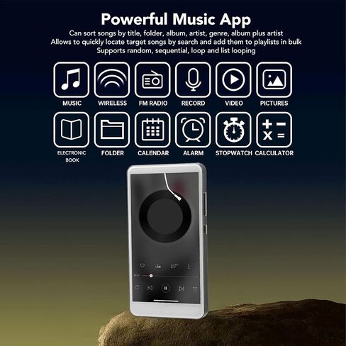 مشغل MP4 ، مشغل MP3 256 جيجا بايت مع Bluetooth 5.0 ، مسبقًا من سبوتيفي كيدز ، سبوتيفي ، مسموع ، موسيقى ومشغل موسيقى HIFI المحمولة مع راديو الكاميرا FM in Saudi Arabia