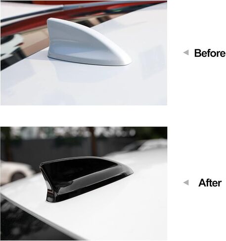 for 11th Gen Civic Accessories Antenna Topper Cover Shark Fin Decoration Compatible with Honda Civic 2022 2023 2024 2025 2026 (Glossy Black) in Kuwait
