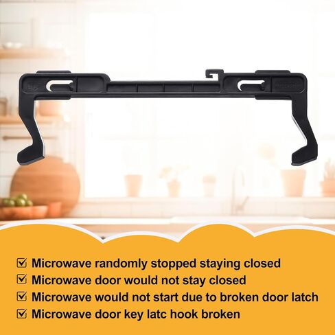 2 Pack Microwave Door Latch Microwave Replacement Parts Door Latch Compatible with Microwaves in Saudi Arabia