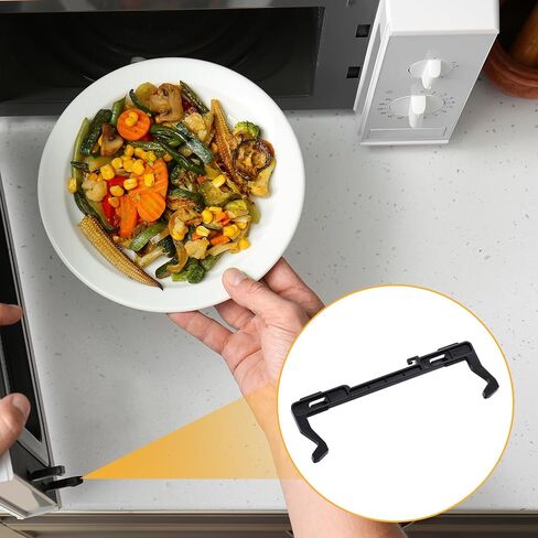 2 Pack Microwave Door Latch Microwave Replacement Parts Door Latch Compatible with Microwaves in Saudi Arabia