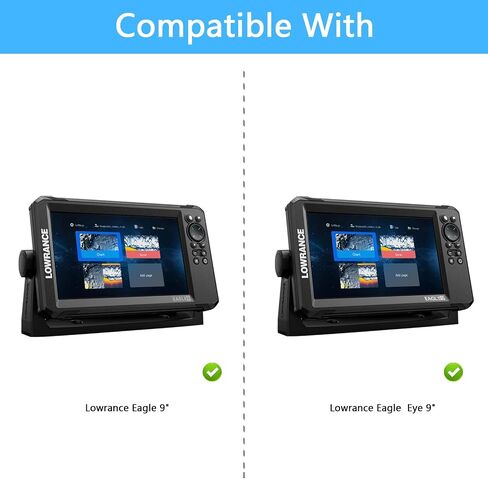 Fish Finder Protective Silicone Skin Case and Sun Cover for Lowrance Eagle Eye 9’’ and Lowrance Eagle 9’’– Full-Coverage, Anti-Scratch, Non-Slip Case（Black） in Kuwait