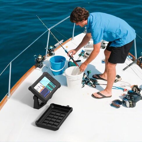 Fish Finder Protective Silicone Skin Case and Sun Cover for Lowrance Eagle Eye 9’’ and Lowrance Eagle 9’’– Full-Coverage, Anti-Scratch, Non-Slip Case（Black） in Kuwait