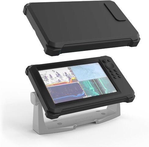 Fish Finder Protective Silicone Skin Case and Sun Cover for Lowrance Eagle Eye 9’’ and Lowrance Eagle 9’’– Full-Coverage, Anti-Scratch, Non-Slip Case（Black） in Kuwait