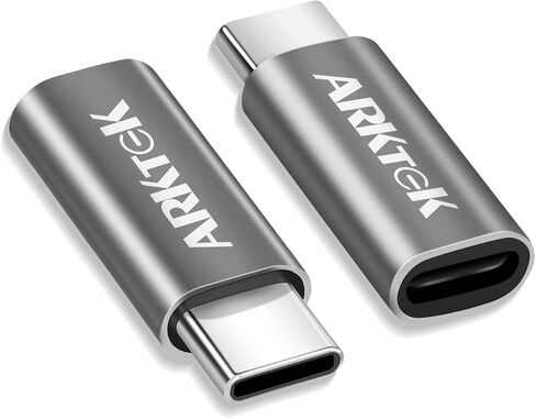محول الإضاءة Arktek 2-Pack إلى USB-C I OS Lightning (أنثى) إلى USB من النوع C (ذكر)-محول شحن فقط (Gray ، USB-C إلى Lightning) in Kuwait