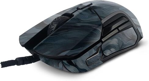 MightySkins Skin Compatible with SteelSeries Rival 5 Gaming Mouse - Storm Cloud | Protective, Durable, and Unique Vinyl Decal wrap Cover | Easy to Apply, Remove, and Change Styles | Made in The USA in Saudi Arabia