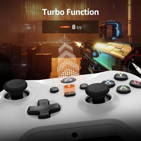 وحدة التحكم السلكية iwgame لـ Xbox One ، دعم وظيفة Turbo مع مقبس صوت 3.5 مم ، وحكم ألعاب متوافق مع Xbox One/X-One S/X ، X-Series S/X/Android/iOS/PC in Kuwait