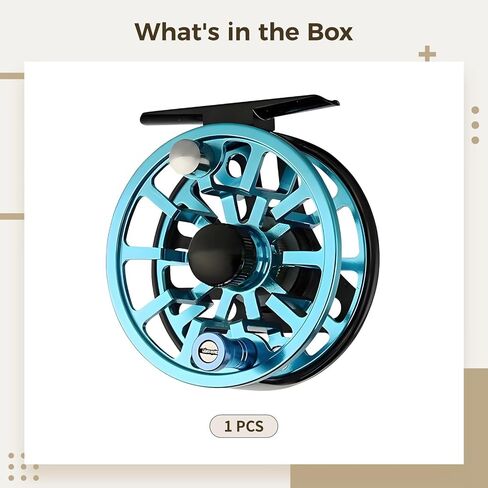 Fly Fishing Reel, Cnc Machined Aluminum, Lightweight, One-Way Bearing, Corrosion-Resistant Design in Saudi Arabia