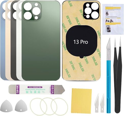 Rear Back Glass Cover Replacement Compatible with iPhone 13 Pro 6.1-Inches All Carriers (Sierra Blue) in Saudi Arabia