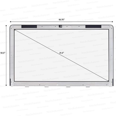 A1311 شاشة LCD جديدة غطاء لوحة زجاجية أمامية 922-9117 922-9343 استبدال IMAC 21.5 بوصة A1311 LCD الأمامي (2011 سنة) in Saudi Arabia
