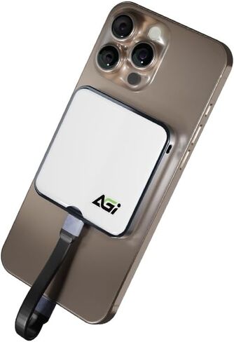 Agi EDM38 Magnetic Portable 1TB SSD ، 2050 MB/S Type-C USB 3.2 GEN 2X2 Storage (Black) ، سجل PRORE 4K ، محرك الحالة الصلبة الخارجية لـ iPhone 16/15 Pro Max ، الهاتف الذكي ، الكمبيوتر اللوحي ، الكمبيوتر المحمول in Kuwait