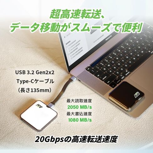 Agi EDM38 Magnetic Portable 1TB SSD ، 2050 MB/S Type-C USB 3.2 GEN 2X2 Storage (Black) ، سجل PRORE 4K ، محرك الحالة الصلبة الخارجية لـ iPhone 16/15 Pro Max ، الهاتف الذكي ، الكمبيوتر اللوحي ، الكمبيوتر المحمول in Kuwait