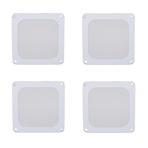 Computer Fan Filter Grills Magnetic Frame PVC Dust Mesh PC Cooler Filter 4PCS Set for PC Case Power Supply Fan Vent 3.66x3.66in (Black) in Saudi Arabia