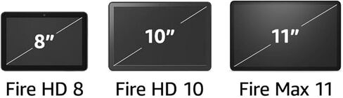 Amazon Fire HD 10 tablet, built for relaxation, 10.1" vibrant Full HD screen, octa-core processor, 4 GB RAM, 32 GB, Black in Saudi Arabia