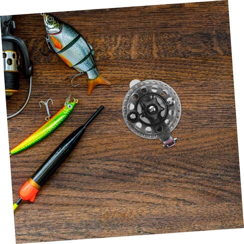 Fly Fishing Reel Stable Fishing Gear for Smooth Line Retrieval for Lakes Enhances Your Fishing Experience Black in Saudi Arabia