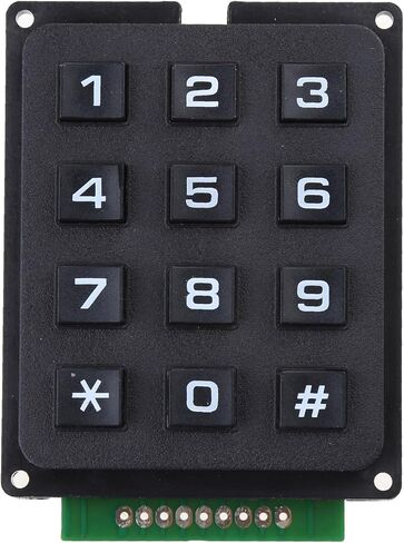 3x4 مصفوفة صفيف 12 زر لوحة المفاتيح لوحة المفاتيح 12 مفتاح MCU غشاء لوحة مفاتيح KIPAD الكهرباء 12 وحدات لوحة المفاتيح in Saudi Arabia