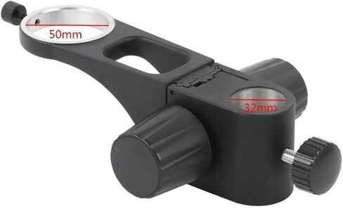 Microscope Kit 50mm قابلة للتعديل عدسة تكبير ملحقات تروس المجهر للقطر 25 مم/32 مم محولات العدسة المجهر (32 مم) in Saudi Arabia