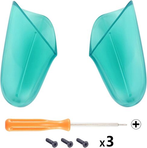 eXtremeRate Transparent Clear Replacement Handle Grips for Nintendo Switch Pro Controller, DIY Hand Grip Shell for Nintendo Switch Pro - Controller NOT Included in Saudi Arabia