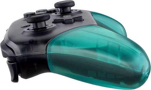 eXtremeRate Transparent Clear Replacement Handle Grips for Nintendo Switch Pro Controller, DIY Hand Grip Shell for Nintendo Switch Pro - Controller NOT Included in Saudi Arabia