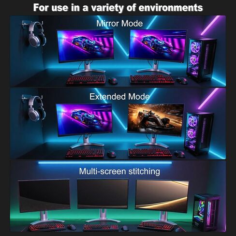 DisplayPort to HDMI 2.1 Cable 10FT 8K@60Hz 4K@120Hz Uni-Directional DP (Source) to HDMI (Display) Braided Cord Supports HDCP 2.3 HDR10 Display Port for AMD,NVIDIA,and PC in Saudi Arabia