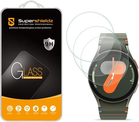 (3 قطع) شاشة حماية سوبر شيلدز مصممة لساعة سامسونج جالاكسي 4 (40 ملم) من الزجاج المقوى، مضادة للخدش، خالية من الفقاعات in Kuwait