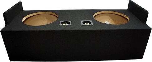 American Sound Connection Compatible with Chevy S10 or GMC Sonoma Extended Cab Truck 1982-2004 Dual 12" Subwoofer Sub Box Speaker Enclosure in Saudi Arabia