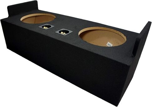 American Sound Connection Compatible with Chevy S10 or GMC Sonoma Extended Cab Truck 1982-2004 Dual 12" Subwoofer Sub Box Speaker Enclosure in Saudi Arabia