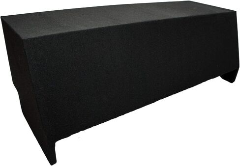 American Sound Connection Compatible with Chevy S10 or GMC Sonoma Extended Cab Truck 1982-2004 Dual 12" Subwoofer Sub Box Speaker Enclosure in Saudi Arabia