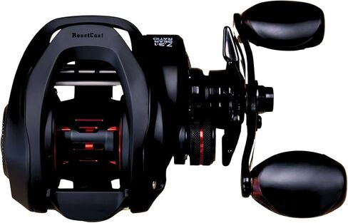 Reaction Tackle ReactCast Baitcasting Fishing Reel – High-Speed 7.3:1 Gear Ratio, Lightweight & Durable Baitcaster with Smooth Drag System in Saudi Arabia
