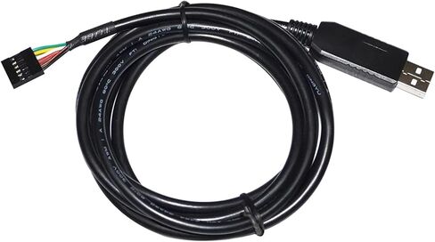Industrial FT232RL USB UART TTL 5V 3V3 to 6PIN 0.1" Pitch Dupont Jumper Download Cable Compatible TTL-232R-5V TTL-232R-3V3(5m,TTL 3.3V 1X1 6P) in Saudi Arabia