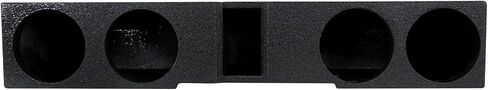 Rockville REC121 Quad 8" Subwoofer Box, 0.8 Cu Ft Per Sub, 33Hz Tuning, Bed Liner Finish, Spring-Loaded Terminals, High-Performance Audio, for Ford F150 Super Crew 2009-2020 and F250/F350 in Saudi Arabia