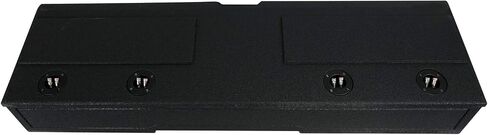 Rockville REC121 Quad 8" Subwoofer Box, 0.8 Cu Ft Per Sub, 33Hz Tuning, Bed Liner Finish, Spring-Loaded Terminals, High-Performance Audio, for Ford F150 Super Crew 2009-2020 and F250/F350 in Saudi Arabia