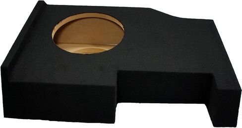 American Sound Connection 2014-2018 Chevy Silverado Crew Cab Truck Single 10" Sub Box Subwoofer Enclosure in Saudi Arabia