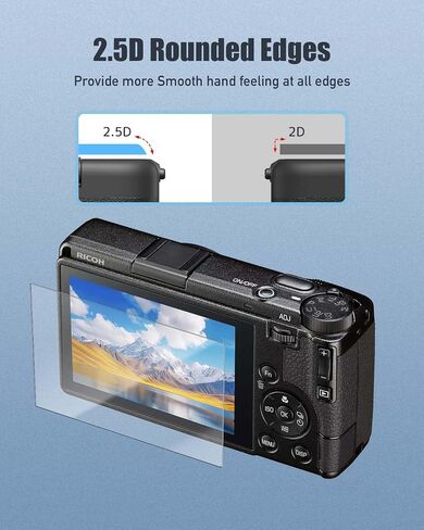 واقي شاشة 2 عبوة لريكوه GR IV-9H صلابة الزجاج المقسّن للكاميرا الرقمية RICOH GR IV ، مضاد للخلع ، خالي من الفقاعات ، وضوح HD in Saudi Arabia