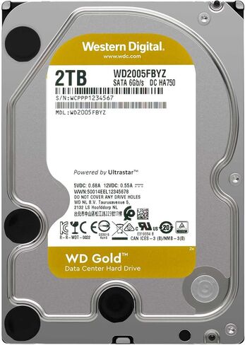 محرك أقراص ثابتة Western Digital WD Gold داخلي ، 18 تيرابايت ، 3.5 بوصة ، SATA 7200 دورة في الدقيقة ، 512 ميغابايت ذاكرة التخزين المؤقت ، 512 ميغابايت ، مؤسسة ، 5 سنوات ضمان الشركة المصنعة ، حزمة ECO (تاجر معتمد في اليابان) in Saudi Arabia