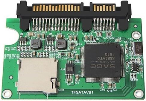بطاقة Micro SD TF إلى بطاقة محول SATA 22Pin 2.5 بوصة حاوية HDD TF إلى SATA in Saudi Arabia