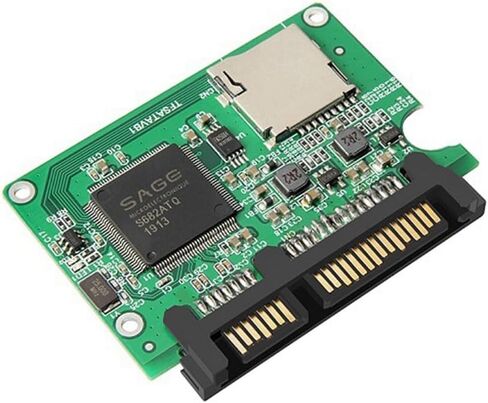 بطاقة Micro SD TF إلى بطاقة محول SATA 22Pin 2.5 بوصة حاوية HDD TF إلى SATA in Saudi Arabia