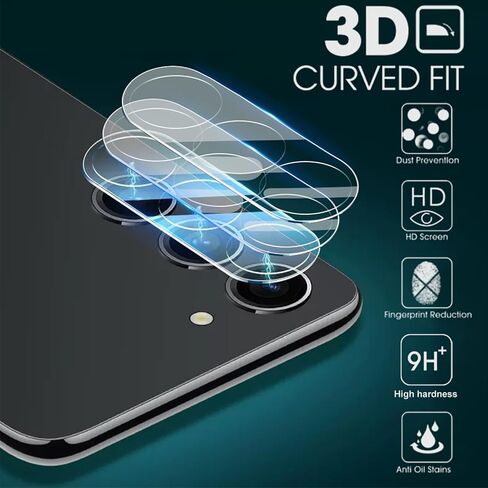 HD Camera Protector For Samsung Galaxy S25 Ultra Rear Lens 9H Hardness Tempered Glass Anti-scratch Protective Films-3 Pack in Saudi Arabia