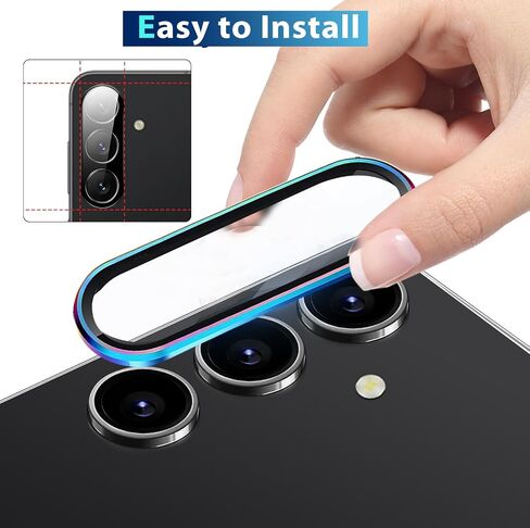 Zeking (2 Set) for Samsung Galaxy A36 5G Camera Lens Protector, Scratch-Resistant HD Clarity Ultra-Thin 9H Tempered Glass with Aluminum Edging, Individual Metal Lens Cover (Color) in Saudi Arabia