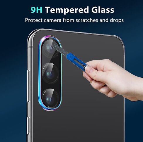 Zeking (2 Set) for Samsung Galaxy A36 5G Camera Lens Protector, Scratch-Resistant HD Clarity Ultra-Thin 9H Tempered Glass with Aluminum Edging, Individual Metal Lens Cover (Color) in Saudi Arabia