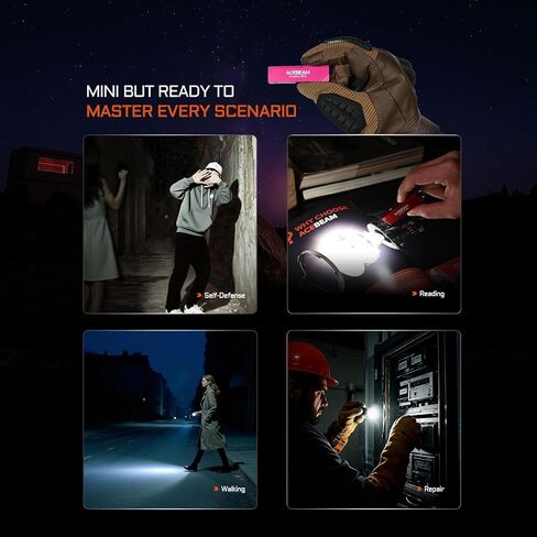 ACEBEAM Keylite 500 High Lumens Keychain Flashlight, Flat Pocket EDC Light in Saudi Arabia