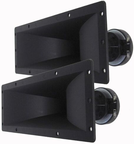 Seismic Audio - Pair of 4x10 Horn Tweeters with Driver PA/DJ Speakers - Replacement in Saudi Arabia