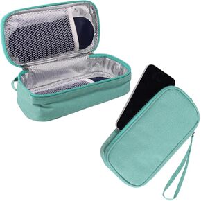 Car Phone Cooling Bag, Cooling Bag for Cell Phone with 2 Reusable Ice Packs to Prevent Overheating Extends Battery Life Thermal Cellphone Case Fits All Cellphones (Green) in Saudi Arabia