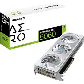 GIGABYTE GeForce RTX 4060 AERO OC 8G Graphics Card, 3X WINDFORCE Fans, 8GB 128-bit GDDR6, GV-N4060AERO OC-8GD Video Card in Saudi Arabia