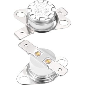 uxcell KSD301 Thermostat 165°C/329°F 10A Normal Closed N.C Adjust Snap Disc Temperature Switch for Microwave,Oven,Coffee Maker 5pcs in Kuwait