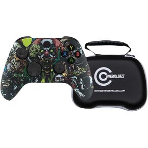 Custom Controllerzz Scary Party Controller & Case Bundle – Includes Scary Party Custom Wireless Controller for Xbox Series X/S, Xbox One, PC & Universal Protective Travel Case in Kuwait